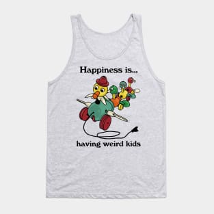 Happiness is...Vintage Duck Pull Toy Tank Top